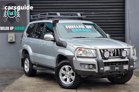 Silver 2004 Toyota Landcruiser Prado SUV GXL 4X4