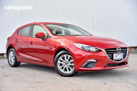 Red 2016 Mazda 3 Hatchback Neo