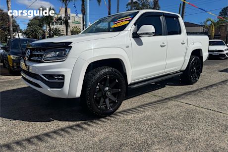 White 2017 Volkswagen Amarok Ute Tray TDI550 HIGHLINE 4X4