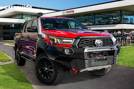 Red 2020 Toyota Hilux Ute Tray RUGGED X 4X4