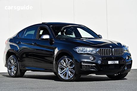 Black 2016 BMW X6 SUV M50D 4X4