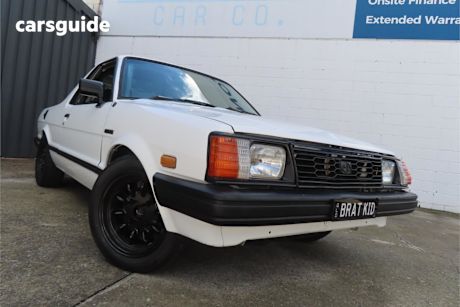 White 1988 Subaru Brumby Pickup (4X4)