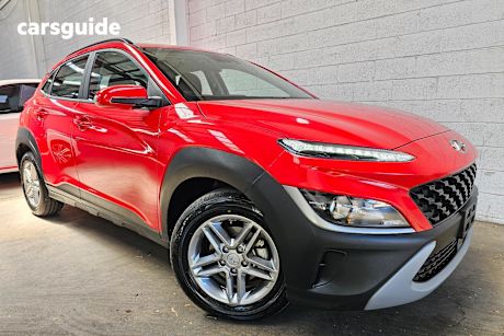 Red 2023 Hyundai Kona SUV F