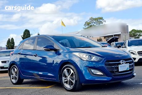 Blue 2015 Hyundai I30 Hatchback Active X