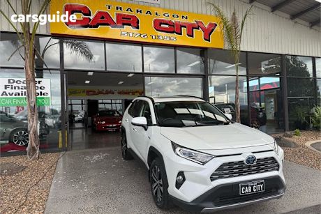 White 2020 Toyota RAV4 Wagon Cruiser 2Wd Hybrid