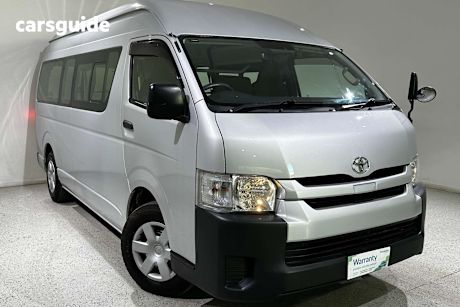 Silver 2019 Toyota HiAce Commercial