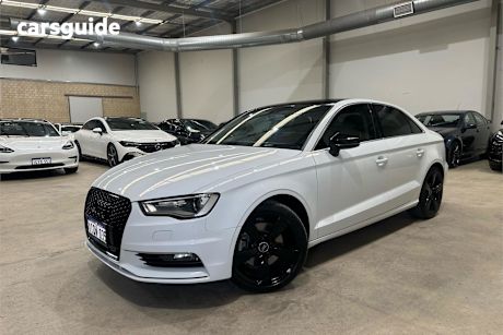 White 2014 Audi A3 Sedan AMBITION