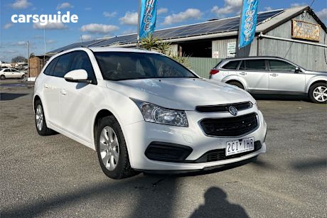 White 2015 Holden Cruze Sportswagon Cd