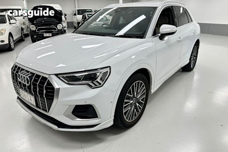 White 2021 Audi Q3 SUV 40 TFSI 4WD