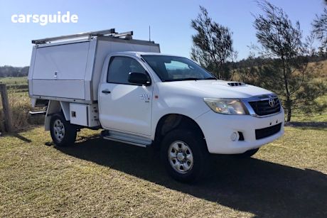 White 2012 Toyota Hilux X Cab Cab Chassis Sr (4X4)