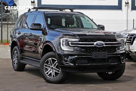 Black 2022 Ford Everest SUV TREND R