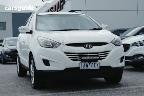 White 2014 Hyundai IX35 SUV ACTIVE F
