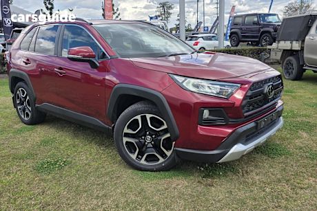 Red 2019 Toyota RAV4 SUV EDGE 4X4