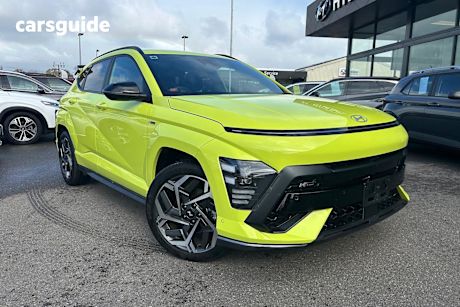 Yellow 2024 Hyundai Kona Wagon Premium N Line