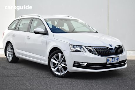 White 2019 Skoda Octavia SUV 110TSI F