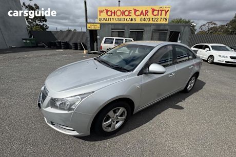 Silver 2010 Holden Cruze Sedan Cd