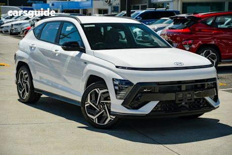 White 2025 Hyundai Kona Wagon N Line