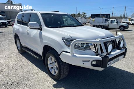 White 2018 Toyota Landcruiser Prado Wagon Gxl (4X4)