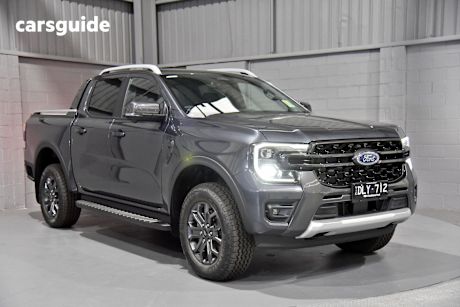 Grey 2025 Ford Ranger Ute Tray WILDTRAK 4X4