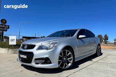 Silver 2013 Holden Commodore Sedan SS V R