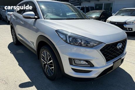 Silver 2020 Hyundai Tucson Wagon Active X (2Wd) Black Int