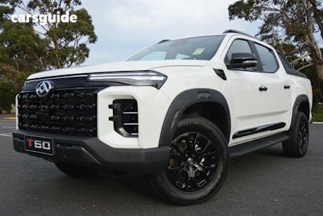 White 2025 LDV T60 Ute Tray MAX PLUS 4X4
