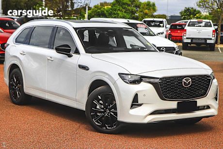 White 2024 Mazda CX-80 Wagon P50E Gt