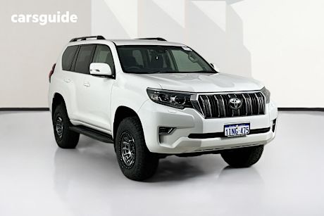 White 2022 Toyota Landcruiser Prado Wagon Gxl