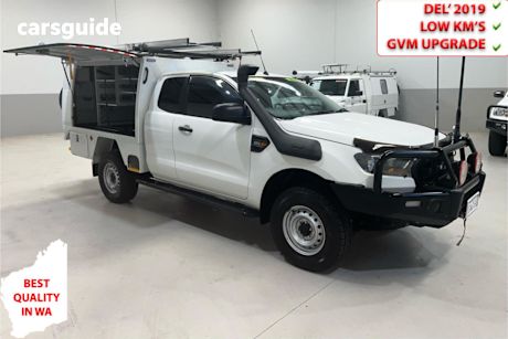 White 2018 Ford Ranger Ute Tray XL 4X4