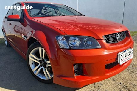 Orange 2006 Holden Commodore Sedan SV6