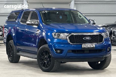 Blue 2021 Ford Ranger Double Cab Pick Up Xlt 3.2 (4X4)
