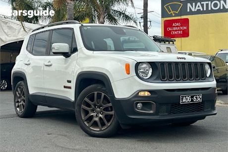White 2016 Jeep Renegade Wagon Longitude 75Th Anniversary