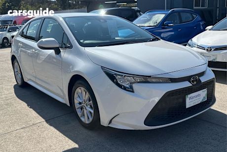 White 2022 Toyota Corolla Sedan Ascent Sport