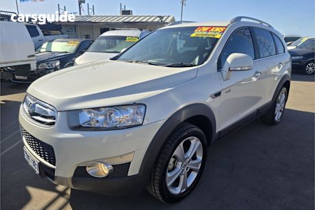 White 2012 Holden Captiva Wagon 7 Lx (4X4)