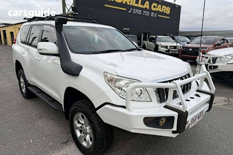 White 2010 Toyota Landcruiser SUV PRADO GXL (4X4) KDJ150R