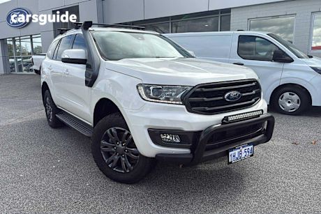 White 2021 Ford Everest SUV TREND 4X4