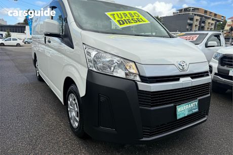 White 2021 Toyota HiAce Van Lwb