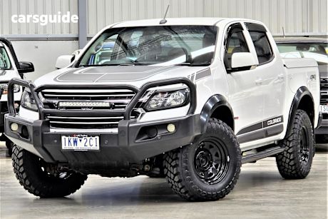 White 2017 Holden Colorado Ute Tray LS 4X4