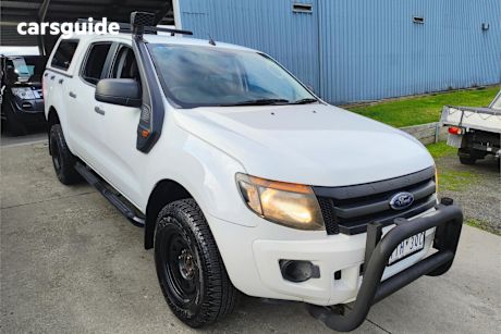 White 2012 Ford Ranger Ute Tray XL 4X4