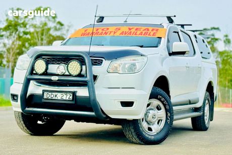 White 2016 Holden Colorado Crew Cab Chassis Ls (4X4)