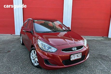 Red 2018 Hyundai Accent Sedan Sport