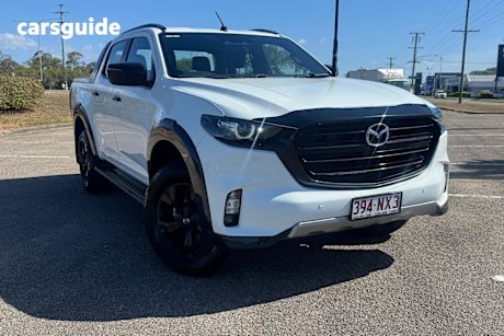 White 2024 Mazda BT-50 Ute Tray SP 4X4