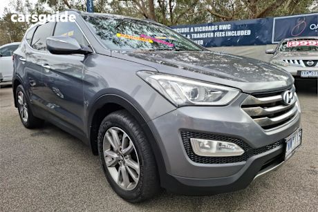 Grey 2013 Hyundai Santa FE SUV ELITE 4X4
