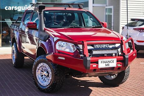 Red 2019 Isuzu D-MAX Crew Cab Utility Sx (4X4)