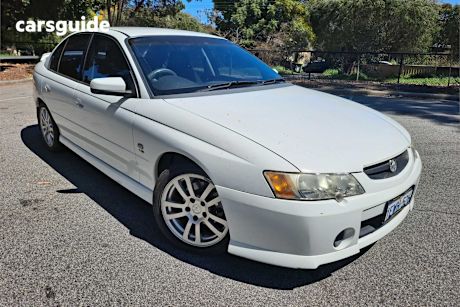 White 2003 Holden Commodore Sedan S R