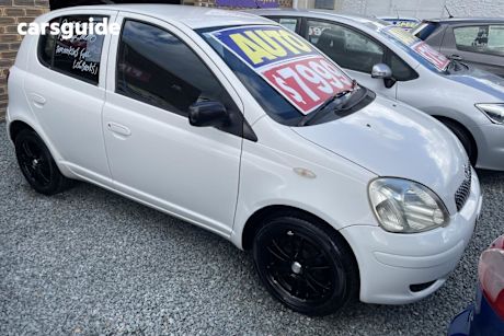 White 2003 Toyota Echo Hatch F