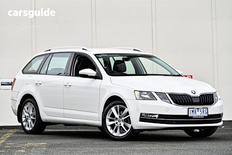 White 2018 Skoda Octavia SUV 110TSI F