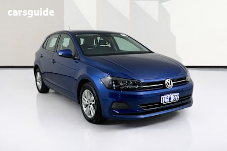 Blue 2019 Volkswagen Polo Hatchback 85 Tsi Comfortline
