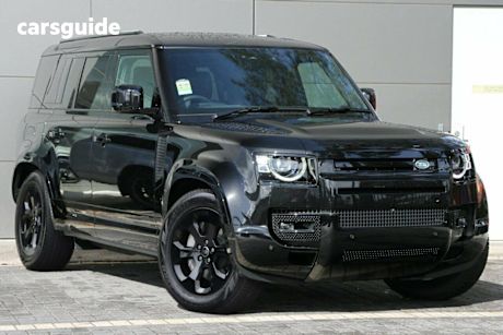 Black 2024 Land Rover Defender Wagon 110 P400E X-Dynamic Hse Phev