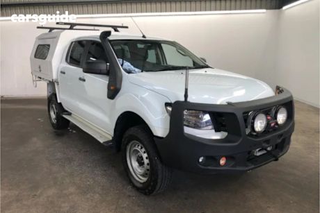 White 2014 Ford Ranger Ute Tray XL PLUS 4X4
